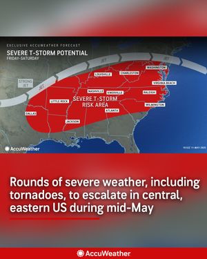 Image post by @accuweather on Instagram