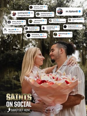 Image post by @saints on Instagram