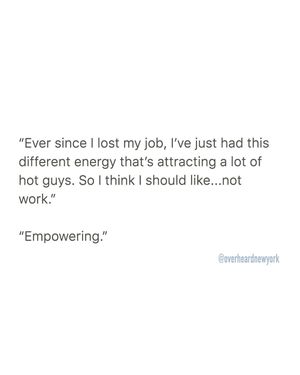 Image post by @overheardnewyork on Instagram