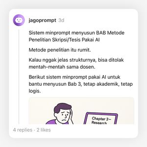 Image post by @jagoprompt on Instagram