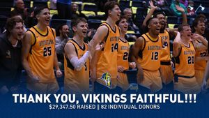 Image post by @Augustana Basketball on Facebook
