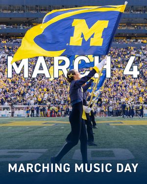 Image post by @umichband on Instagram