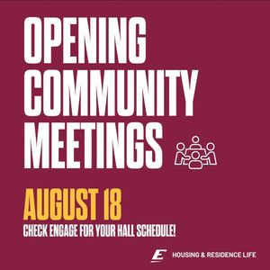 Image post by @EKUHousing on Facebook