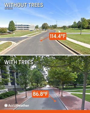 Image post by @accuweather on Twitter