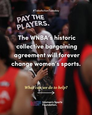 Image post by @womenssportsfoundation on Instagram