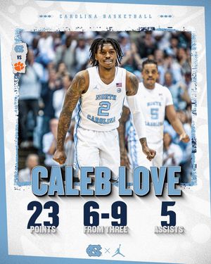 Image post by @unc_basketball on Instagram