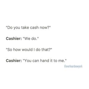 Image post by @overheardnewyork on Instagram