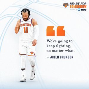 Image post by @nyknicks on Twitter
