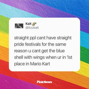 Image post by @pinknews on Instagram