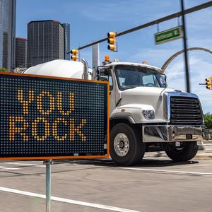 Image post by @freightlinertrucks on Instagram
