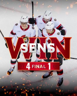 Image post by @Senators on Twitter