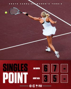 Image post by @GamecockWTennis on Twitter