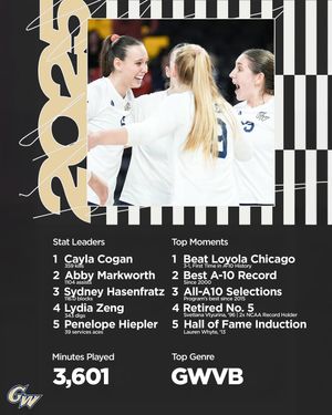 Image post by @gw_volleyball on Instagram