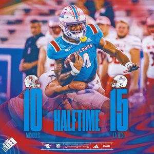 Image post by @LATechFB on Twitter