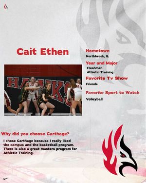 Image post by @carthage_wbb on Instagram