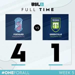 Image post by @USLLeagueOne on Twitter