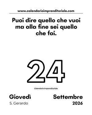 Image post by @calendarioimprenditoriale on Instagram
