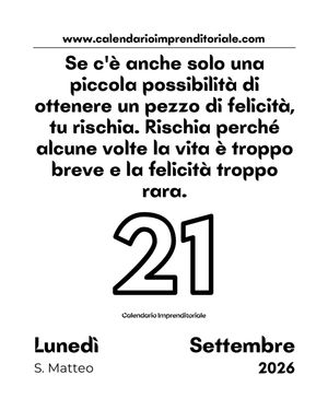 Image post by @calendarioimprenditoriale on Instagram