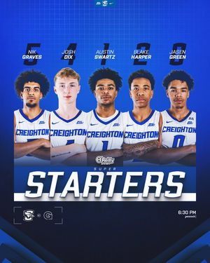Image post by @Creighton Men's Basketball on Facebook