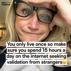 Image post by @melrobbins on Instagram
