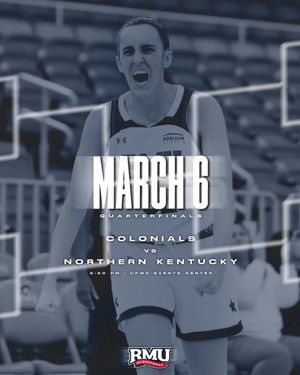 Image post by @RMUWBasketball on Twitter