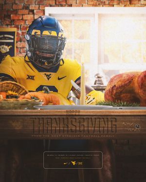 Image post by @WVUfootball on Twitter