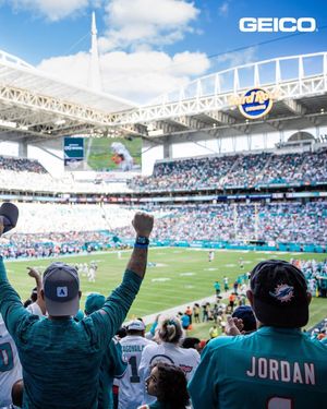 Image post by @hardrockstadium on Instagram