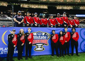 Image post by @ugaredcoatband on Instagram