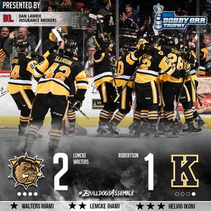 Image post by @BulldogsOHL on Twitter