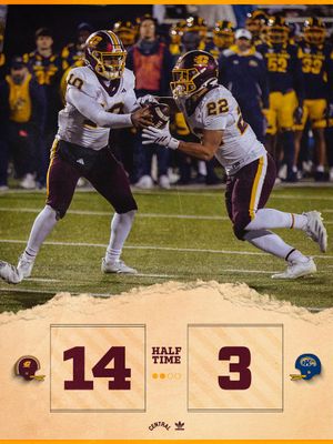 Image post by @CMU_Football on Twitter