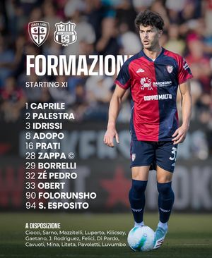 Image post by @cagliaricalcio on Instagram