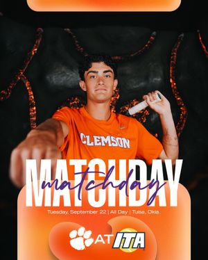Image post by @clemsonmtennis on Instagram