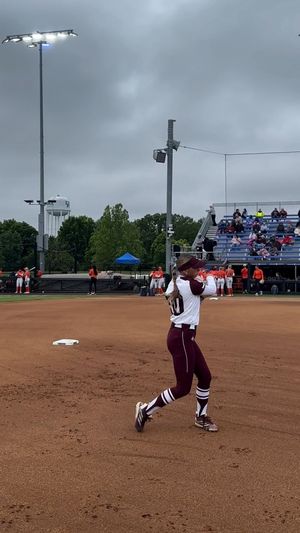 Video post by @aggiesoftball on Facebook