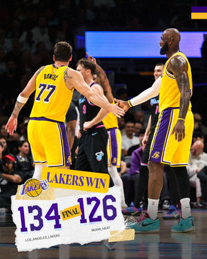 Image post by @lakers on Instagram