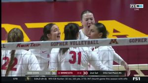 Video post by @OhioStateWVB on Twitter