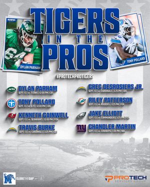 Image post by @memphisfootball on Instagram