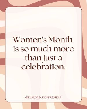 Image post by @girlsagainstoppression on Instagram