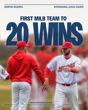 Image post by @memphisredbirds on Instagram