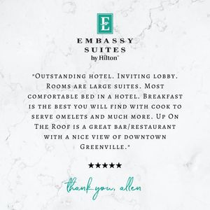 Image post by @embassysuitesgvilledt on Instagram