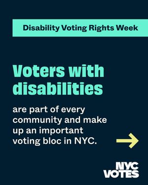 Image post by @nycvotes on Instagram