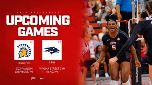 Image post by @UNLVvball on Twitter