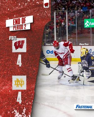 Image post by @BadgerMHockey on Twitter