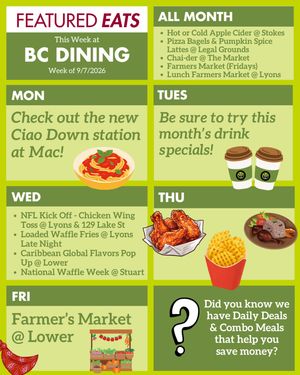 Image post by @bc_dining on Instagram