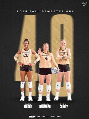 Image post by @VandyVolleyball on Twitter
