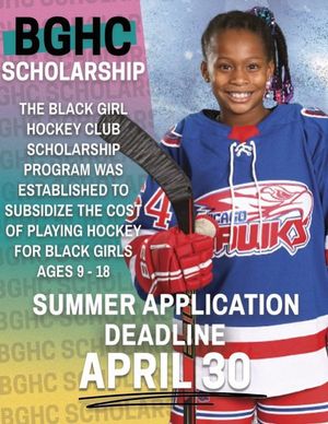 Image post by @BlackGirlHockey on Twitter