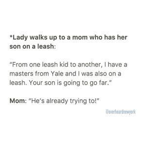 Image post by @overheardnewyork on Instagram