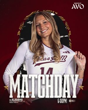 Image post by @aggievolleyball on Instagram