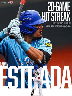 Image post by @canaries_baseball on Instagram