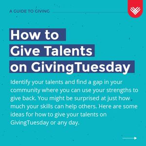 Image post by @givingtuesday on Instagram