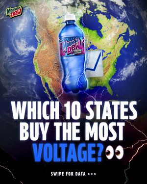 Image post by @mountaindew on Instagram
